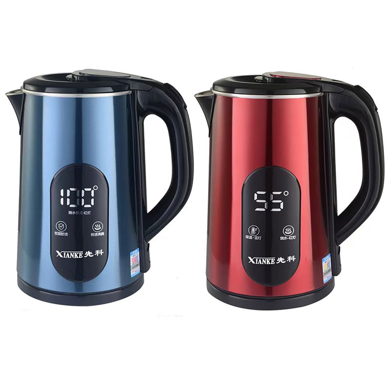 先科水壶2.3L-L9-2104A红/蓝(保温）